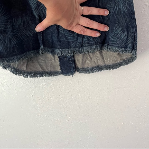 Fidelity Denim Corey Crop Tropical Drifter Size Medium - Picture 6 of 12